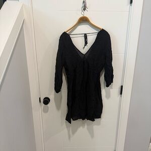 H&M black mini dress size small
